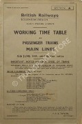 Book cover of Working Time Table of Passenger Trains - Section A - South Western Division - Main Lines 15th June 1964, until further notice by British Railways Southern Operating Area